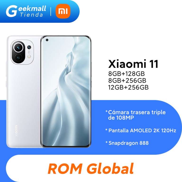 Xiaomi Mi 11 8GB/128GB- Version China- Envio desde España- Solo 4 Unidades