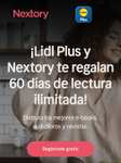 Lidl Plus y Nextory te regalan 60 días de lectura ilimitada