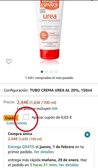 Instituto Español Crema Hidratante de Urea, 400 Mililitros : :  Belleza