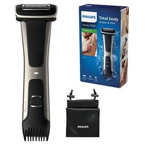 Philips Serie 7000 BG7025/15 - Afeitadora corporal con cabezal de recorte y de afeitado, 80 minutos de uso, apta para la ducha