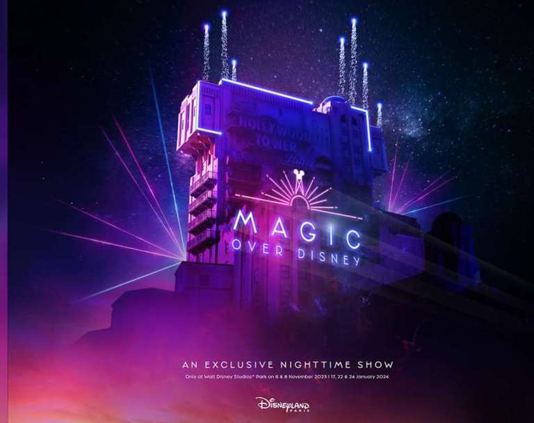 Magic Over Disney en Disneyland Paris (noviembre 2023, enero 2024) 159€ p/p 3 días/2 noches