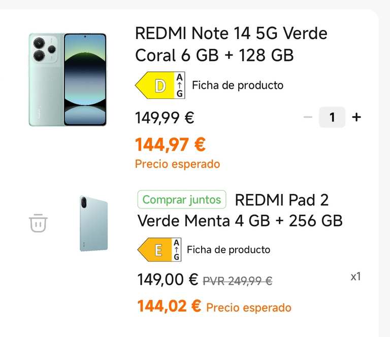 Imagen de Xiaomi Redmi Note 14 5G (6gb 128gb