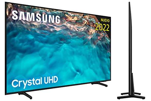 Samsung TV Crystal UHD 2022 65BU8000 - Smart de 65", 4K , Procesador Crystal UHD, Contast Enhancer con HDR10+