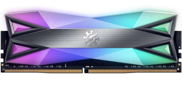 Adata XPG Spectrix D60G Grey RGB 16GB (1x16GB) 3200MHz (PC4-25600) CL16 - Memoria DDR4