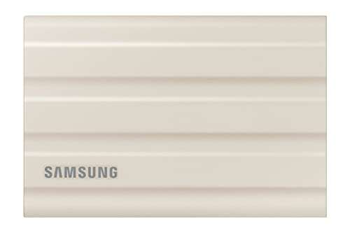 Samsung T7 Shield, SSD Portátil 2TB, USB 3.2 Gen.2, SSD Externo, Beige (MU-PE2T0K/EU)