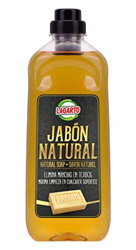 Jabon Natural Liquido, 1000 ml, 12 unidades