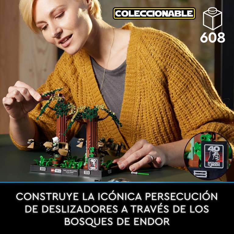 LEGO 75353 Star Wars Diorama: Duelo de Speeders en Endor