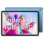TECLAST P30S Tablet 10.1 Pulgadas Android 12, 2.0GHz, 4GB RAM+64GB ROM 1TB Expandible/Google GMS/5G WiFi/Bluetooth 5.0/GPS