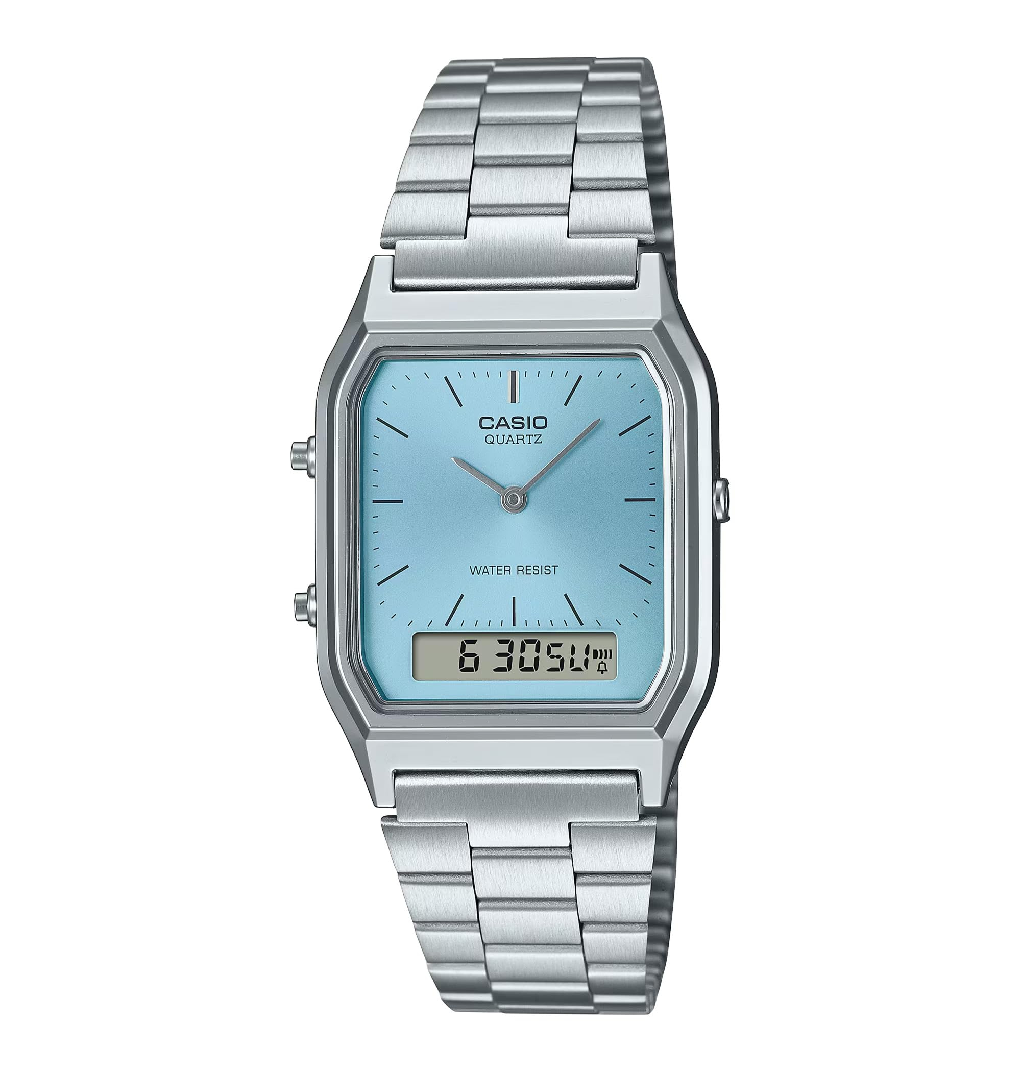 Casio Collection– Reloj Analógico-Digital con Segundo Huso Horario
