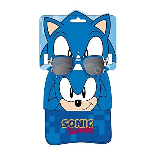 Set infantil Sonic gafas + gorra