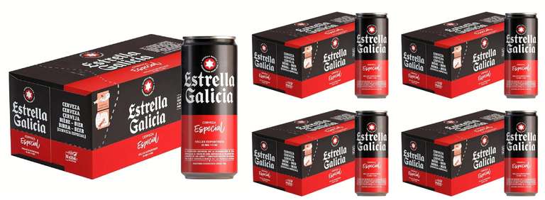 50 latas Cerveza Estrella Galicia Especial Frigopack - 5x 10 latas de ...