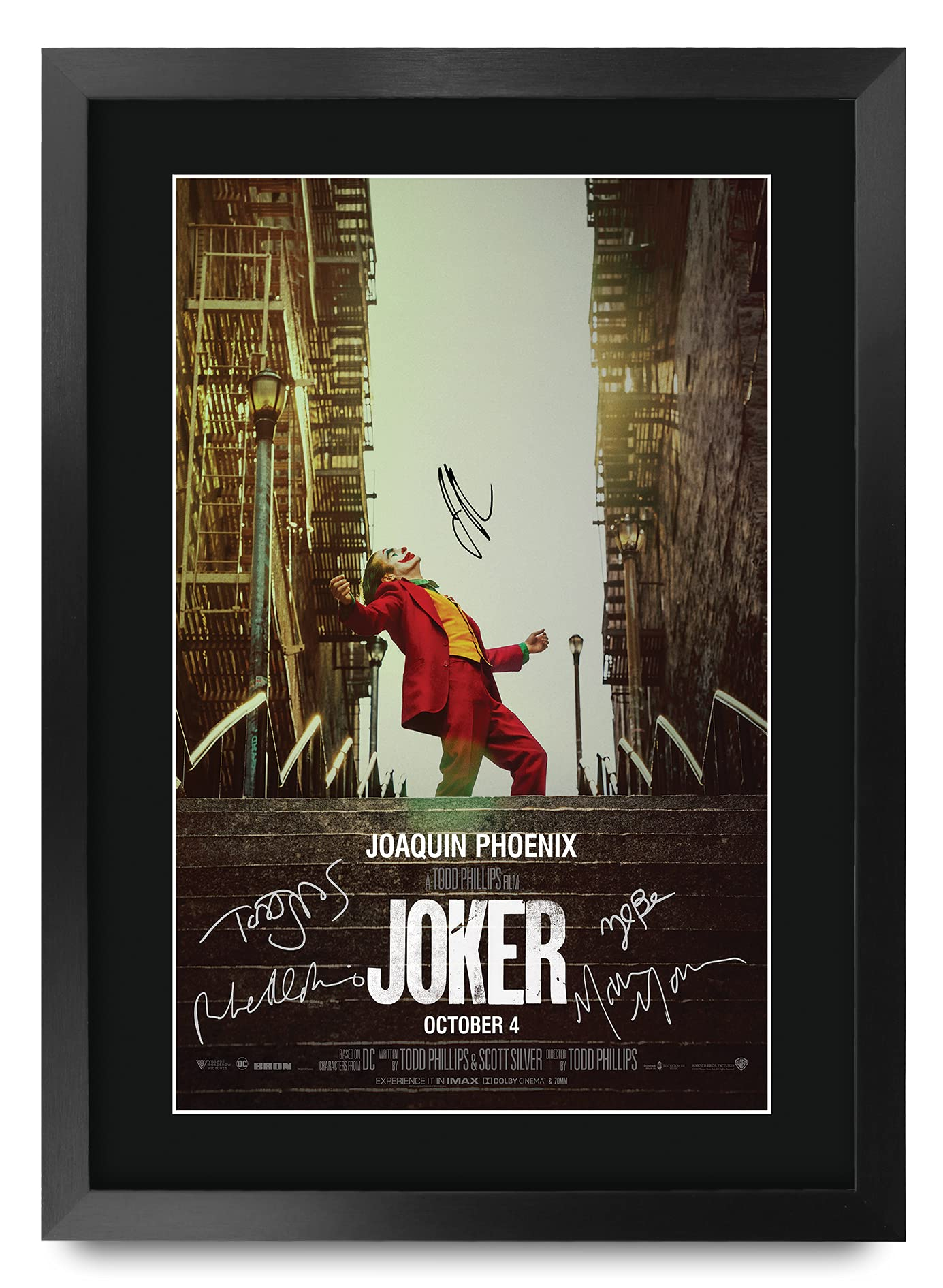 HWC Trading Joker The Cast Joaquin Phoenix