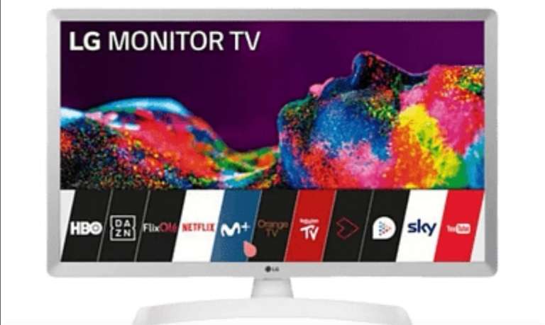 TV LED 28" - LG 28TN515S-PZ, HD, WiFi, Miracast, WiDi, 5ms, 10 W, Triple XD-Engine, DVB-T2/C/S2, HDMI, Blanco