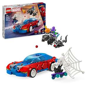 LEGO Marvel Coche de Carreras de Spider-Man y Duende Verde Venomizado