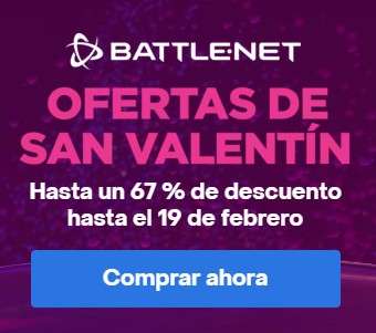 Ofertas San Valentín Battle.net (Call of Duty: Modern Warfare, Black Ops, Diablo y otros)