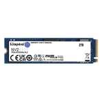 Disco Duro SSD Interno Kingston NV2 2TB PCIe 4.0 NVMe M.2 2280 (Cupón Summer Days 80,10€)