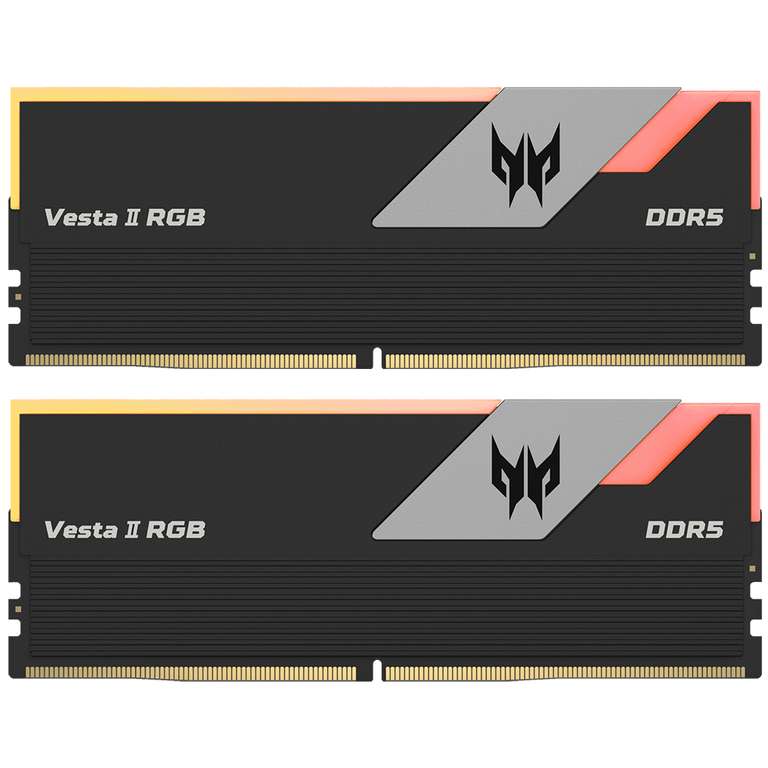 RAM DDR5 Acer Predator Vesta II RGB 32GB Kit (2x16GB) 6000 CL30 (XMP y EXPO)