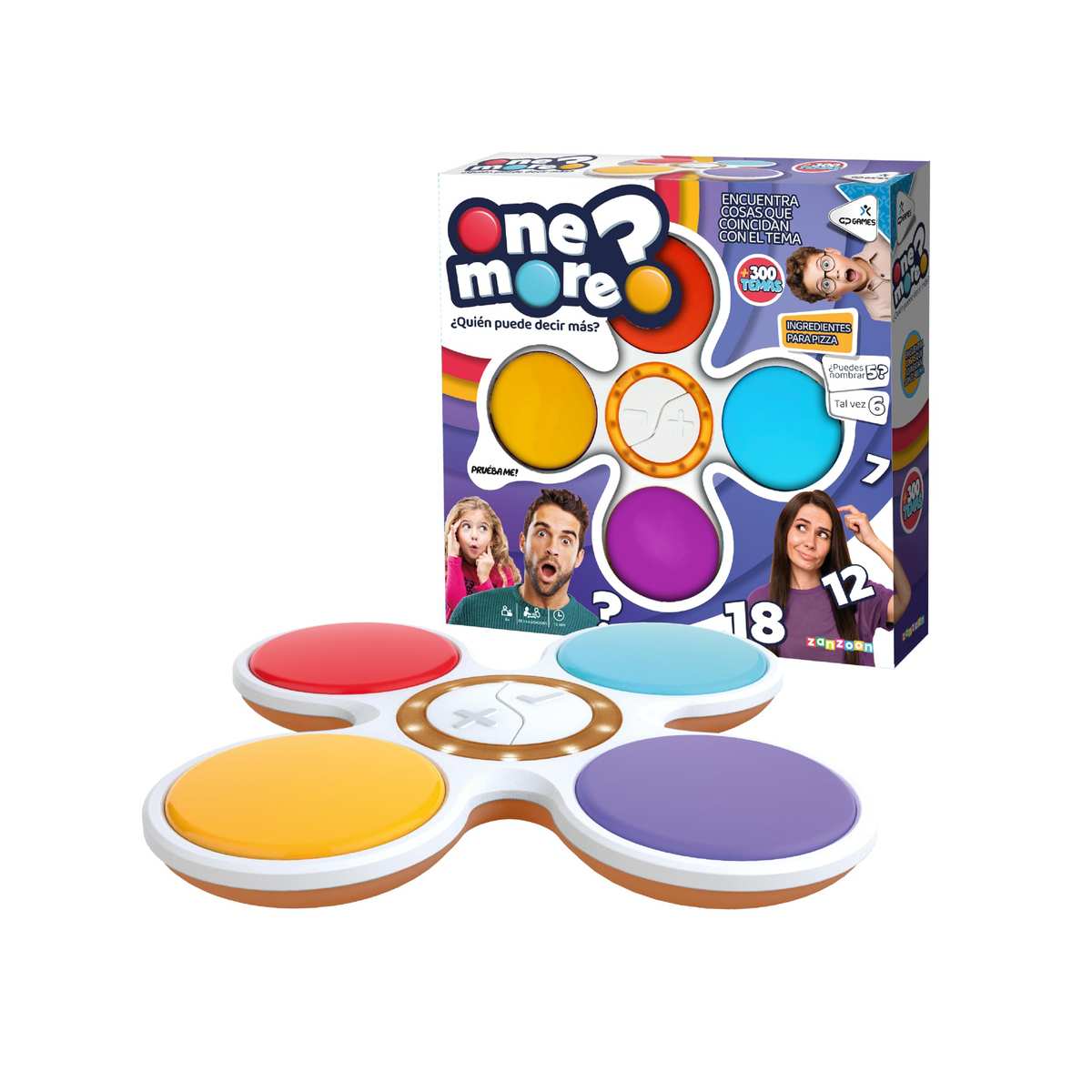 One More Juego Familiar de Preguntas, 2-4 Jugadores