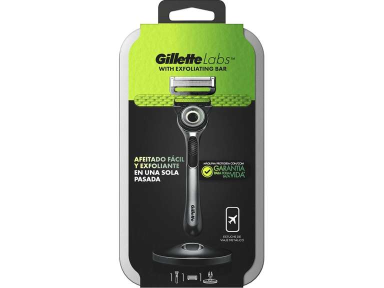 Máquina de Afeitar GILLETTE Labs + Maletín Viaje