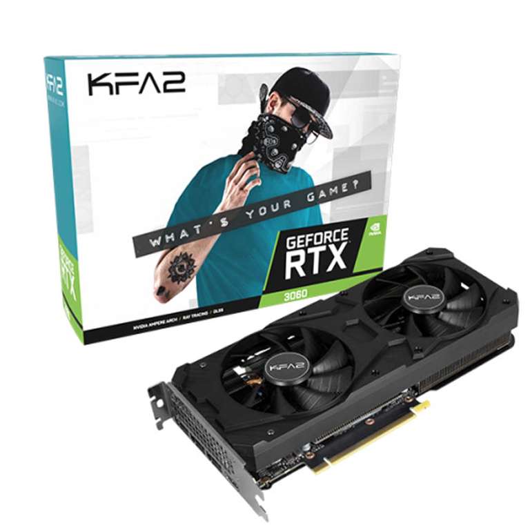 KFA2 GeForce RTX 3060 (1-Click OC) 8GB GDDR6 - Tarjeta Gráfica