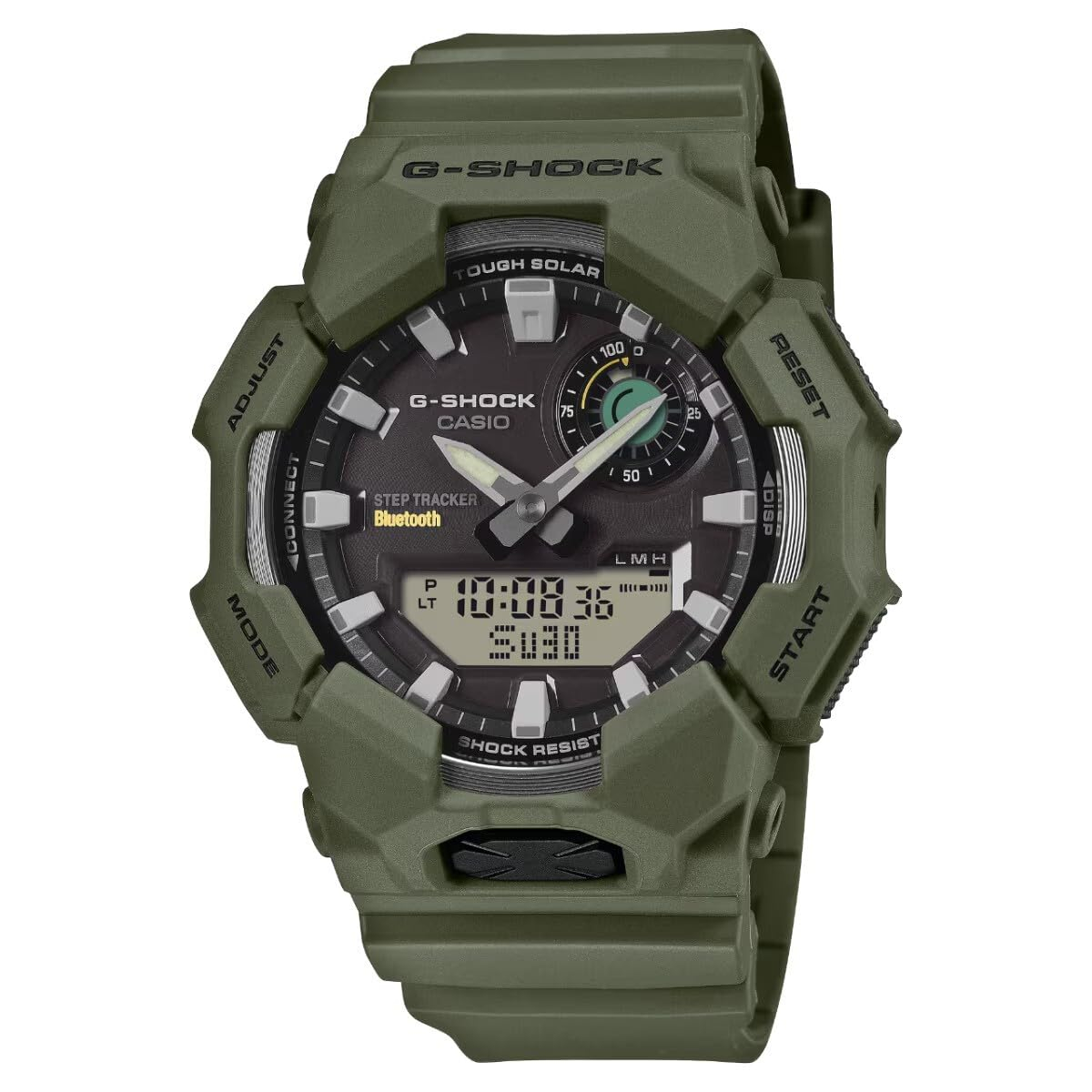 Reloj Casio G-Shock carga solar, Bluetooth y podómetro.