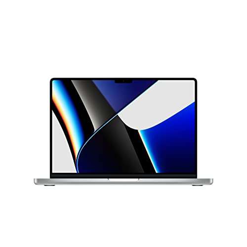 Apple 2021 MacBook Pro (de 14 Pulgadas, Chip M1 Pro de Apple con CPU de Diez núcleos y GPU de dieciséis núcleos, 16 GB RAM, 1 TB SSD) Plata