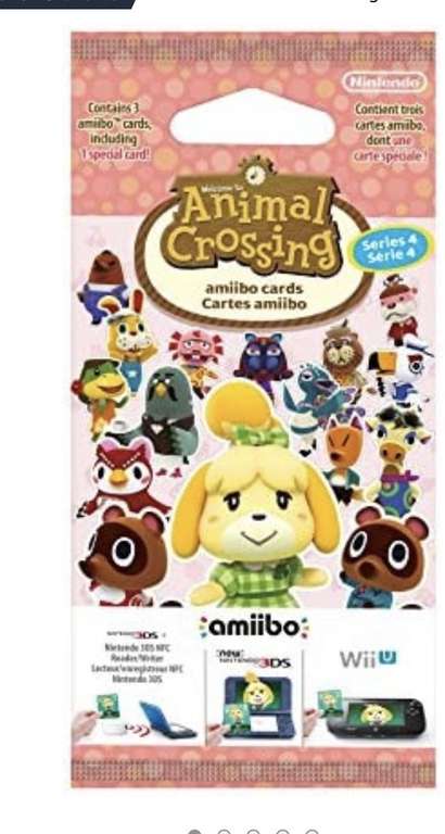 Nintendo - Pack 3 Tarjetas amiibo Animal Crossing HHD - SERIE 4