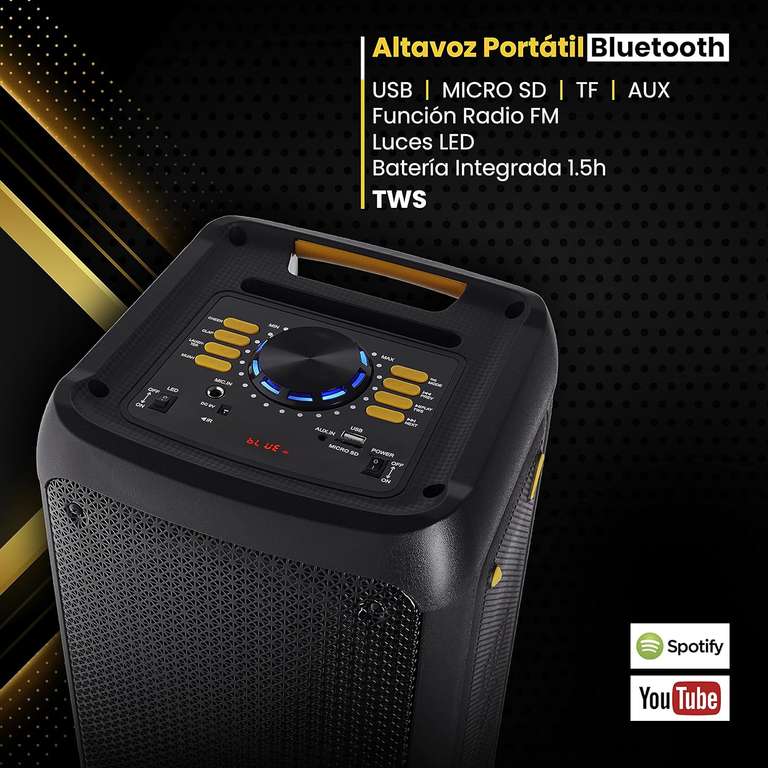 Altavoz portátil Bluetooth NK Bass Speaker 46W