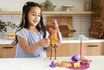 Barbie Color Reveal con espuma Fresa, muñeca sorpresa con vestido y accesorios de moda de verano