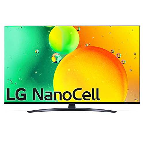 LG Televisor 65NANO766QA - Smart TV webOS22 65 pulgadas (164 cm) 4K Nanocell, Procesador de Gran Potencia 4K a5 Gen 5, HDR 10, H y HGiG
