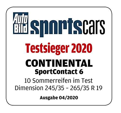 Continental SportContact 6 XL FR - 275/25R21 92Y - Neumático de Verano