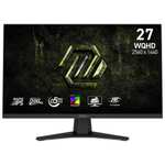 Monitor MSI MAG 274QF E20 27" WQHD 200Hz IPS Plano VESA DisplayHDR 400 Tiempo de Respuesta 0,5 ms