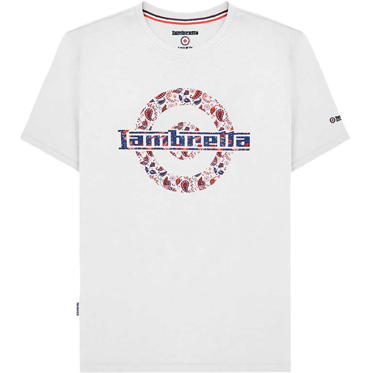 Camiseta Lambretta Paisley (tallas de S a 4XL)