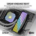 Corsair Vengeance RGB RT 32GB (4x8GB) DDR4 3600MHz C18 Memoria de Sobremesa (AMD 300/400/500 Series, Compatible Intel 300/400/500 Series)