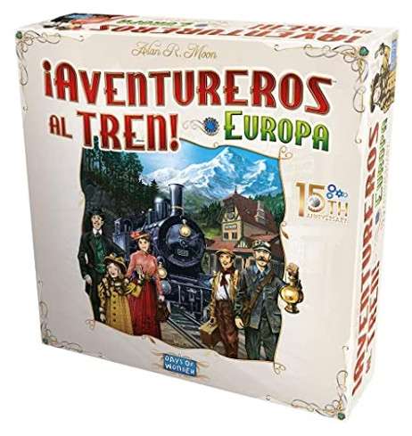• ¡Aventureros al tren! Europa "Edición coleccionista 15 Aniversario" - Juego de Mesa [Amazon También]