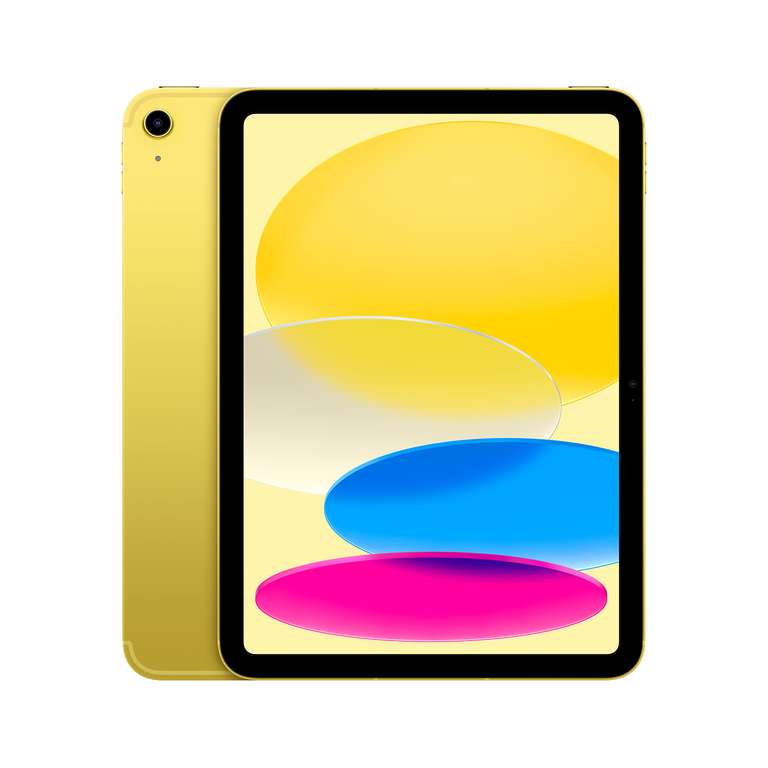 Apple 2022 iPad de 10,9 Pulgadas (Wi-Fi + Cellular, 256 GB) - en Amarillo (10.ª generación)