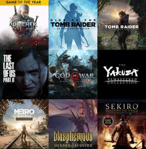 PS4&PS5 :: The Witcher 3, The Last of Us 2, Blasphemous, Yakuza Collection, God of War Deluxe, Tomb Raider, Metro Exodus Gold, Sekiro GOTY
