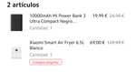 Xiaomi Air Fryer 6.5L + Mi Power Bank 3 10000 mAh