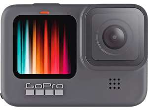Cámara deportiva - GoPro Hero 9 Black, Vídeo 5k30, 20MP HDR, Slo-Mo x8, Sumergible 10m, HyperSmooth 3.0, Negro - También en Amazon