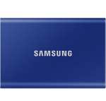 SAMSUNG T7 MU-PC2T0H Disco Duro Externo SSD, 2 TB, Azul