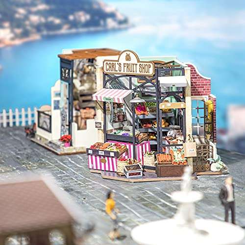 Rolife - Casa de muñecas en miniatura, Carl's Fruit Shop/Fruit Store