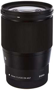 Sigma 16 mm / F 1.4 DC DN - Objetivo para Montura Canon EOS M