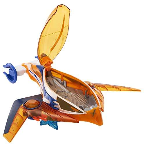 He-Man and the Masters of the Universe Garra voladora Figura de acción con nave espacial que lanza proyectiles