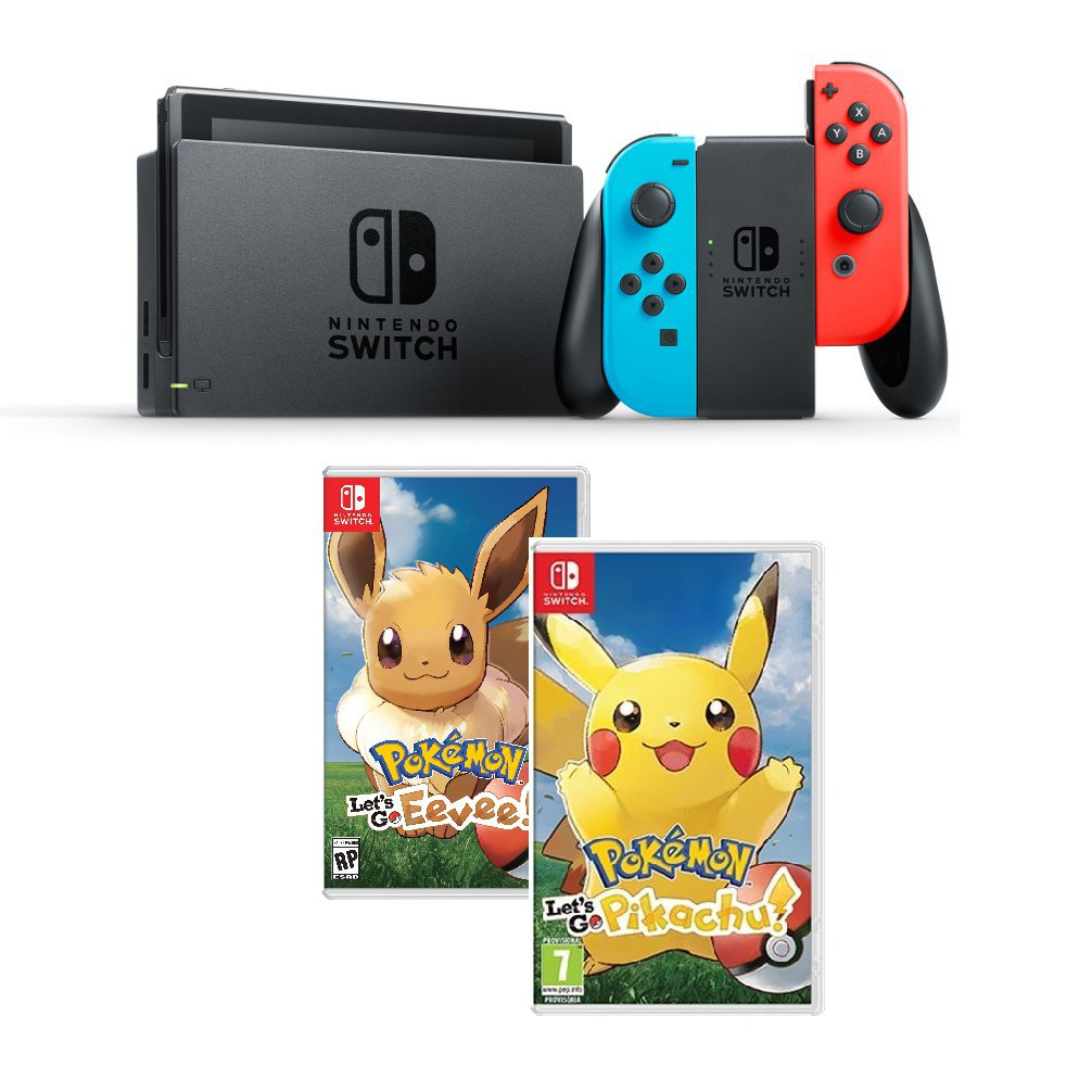 Nintendo Switch Pokemon Lets Go Solo 299 Chollometrocom