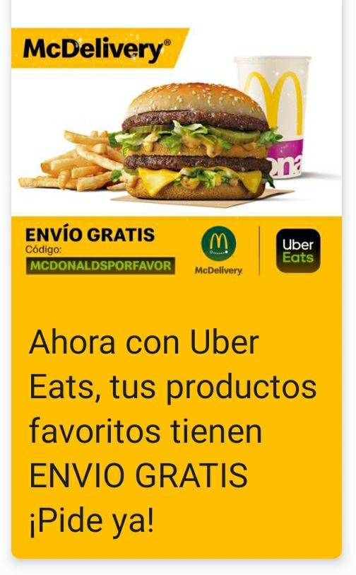Gastos De Envio Uber Eats Gratis