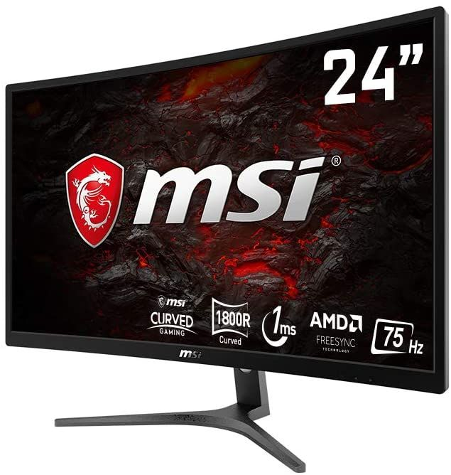 MSI Optix G241VC - Monitor Gaming Curvo 24" FullHD 75Hz ...