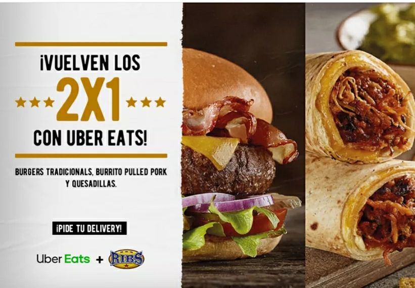 Ribs 2x1 Con Uber Eats Chollometro